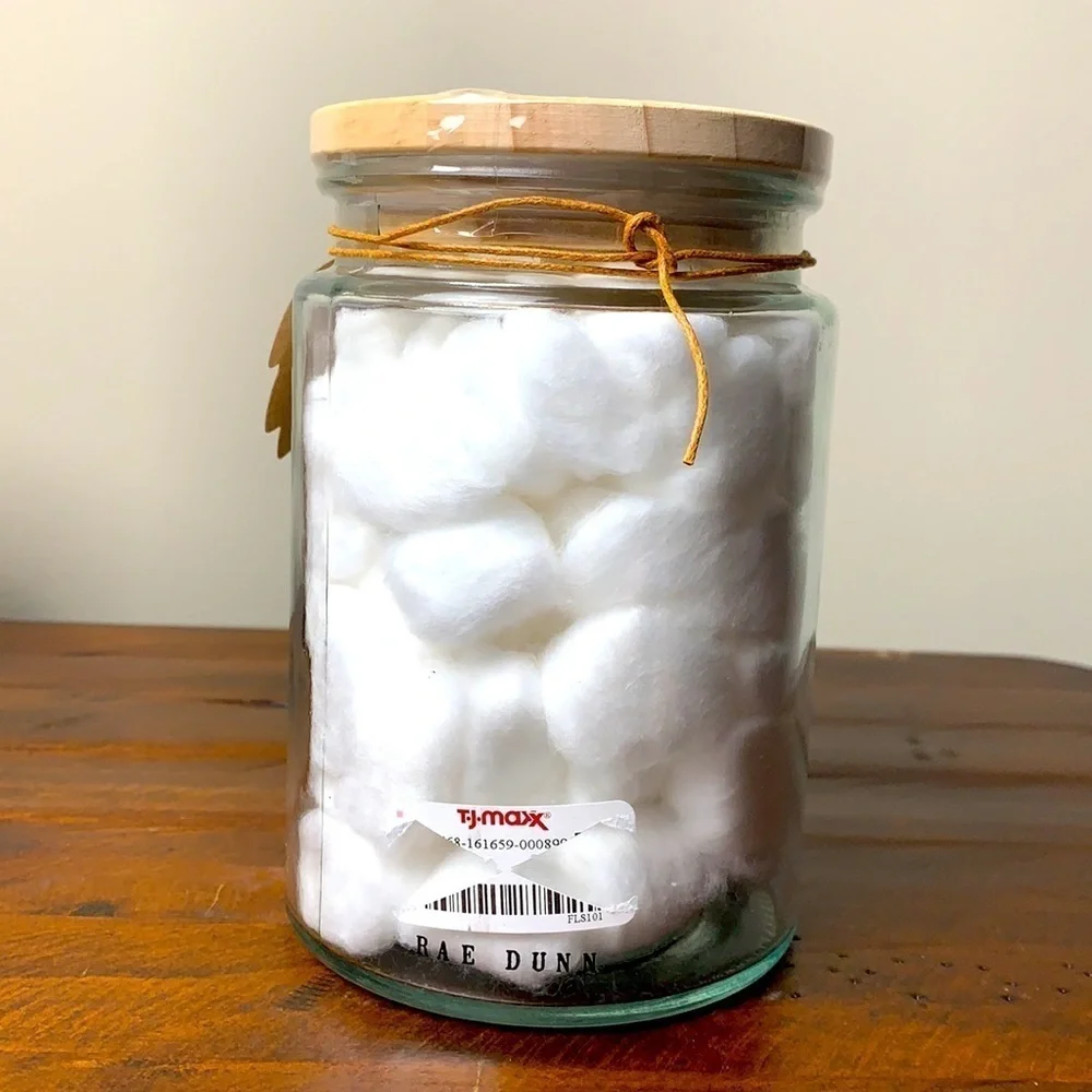 Rae Dunn Gnome Glass Jar